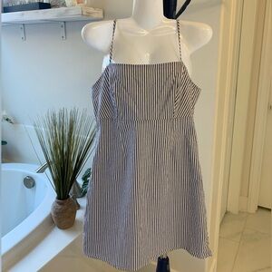 Kendall & Kylie Spaghetti Strap Mini Dress with stripes Size Small